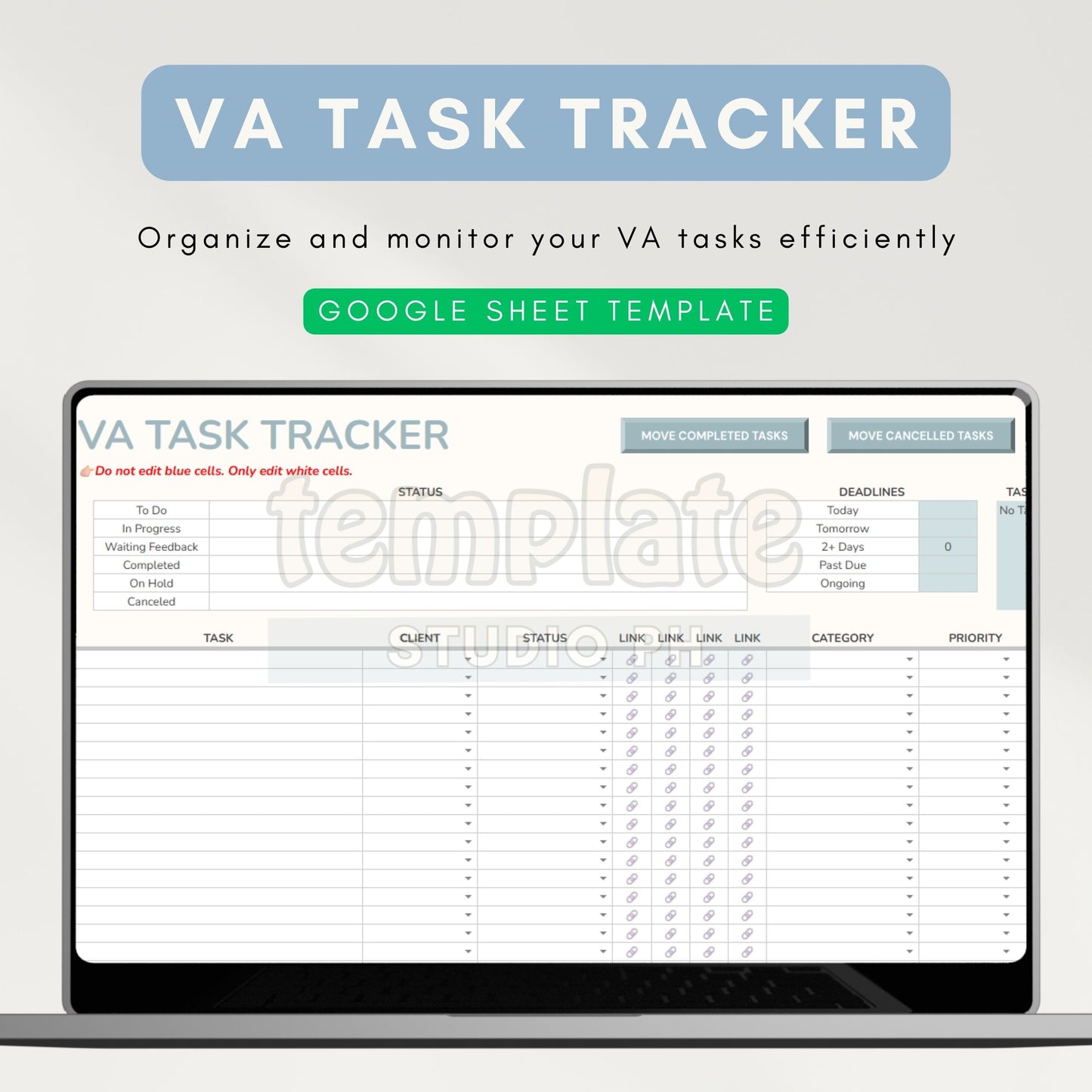 Freelancer Ultimate Toolkit Bundle | Virtual Assistant Task Tracker, Invoicing System, Rate Calculator, Calendar Integration