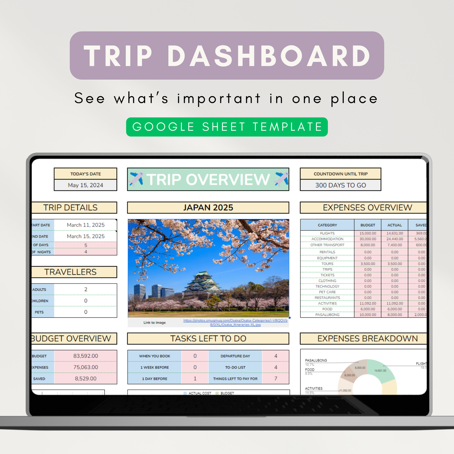 Ultimate Gen Z Travel Planner | With 7 Travel Planning Tools | Includes Freebies (Google Sheet Template)
