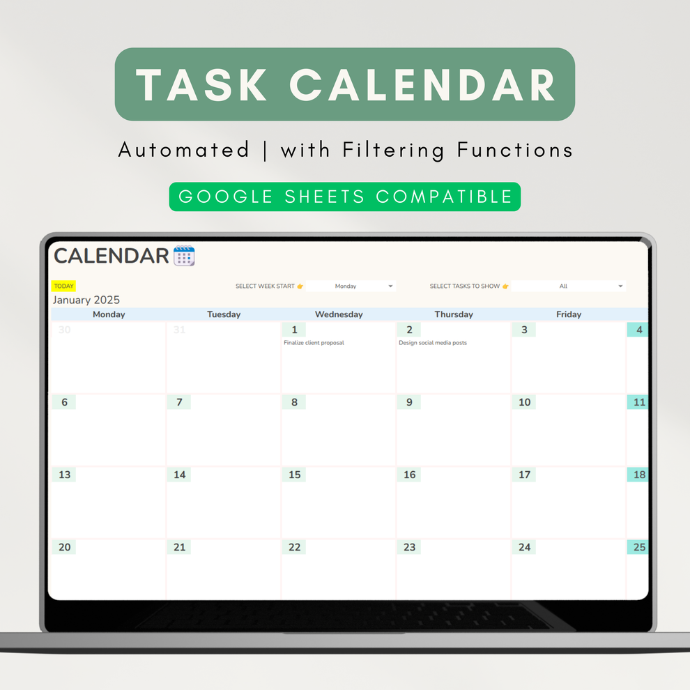 Ultimate Task Tracker - With Task Calendar, Task Status, Priority, Ass ...